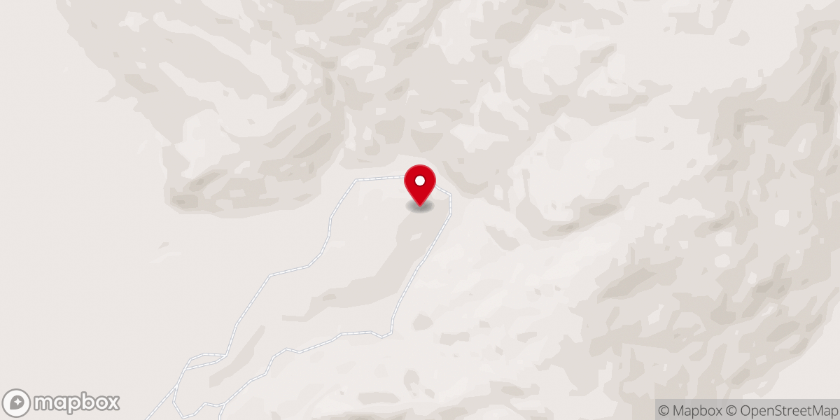 Map showing location of Martin's Cove