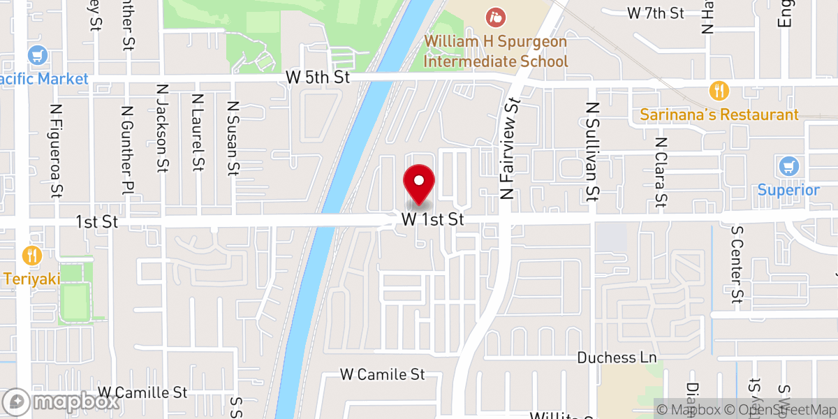 Map showing location of Iglesia De Cristo