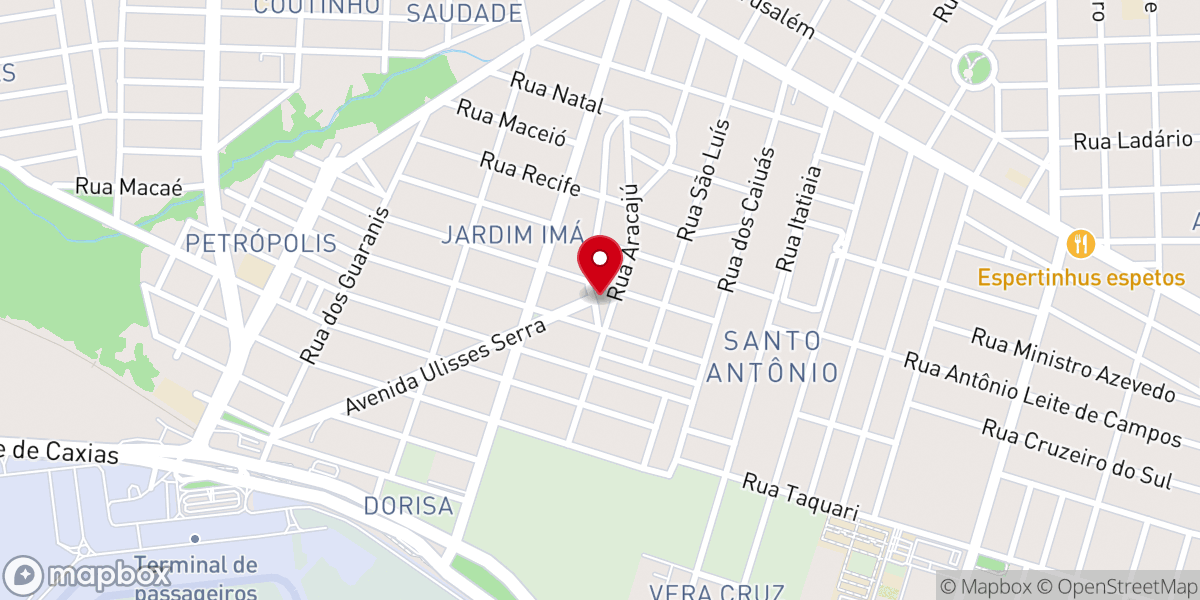 Map showing location of Igreja Evangélica Indígena - Uniedas