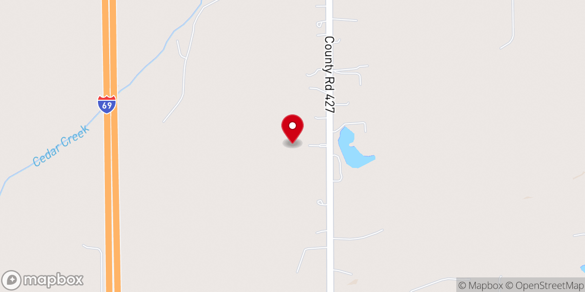 Map showing location of New Hope Christian Center - South Auburn Location