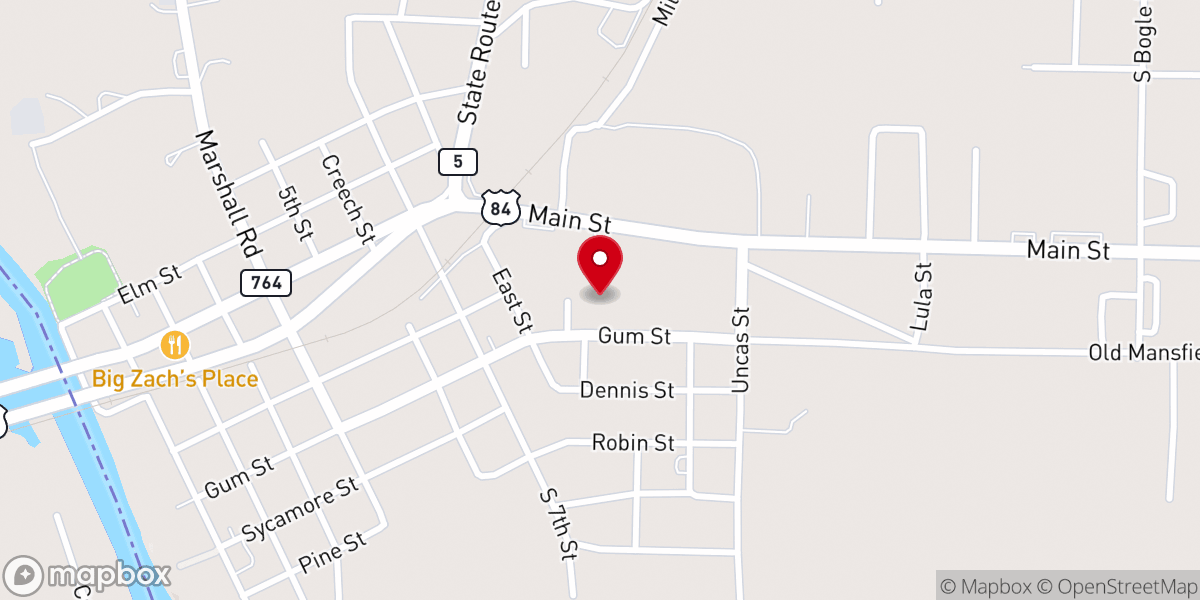 Map showing location of Gods Food Pantry