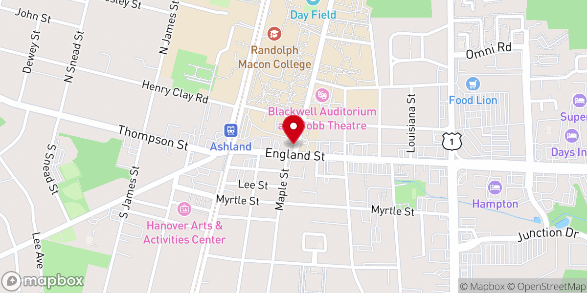 Map showing location of Historic St. Ann's Roman Catholic Church