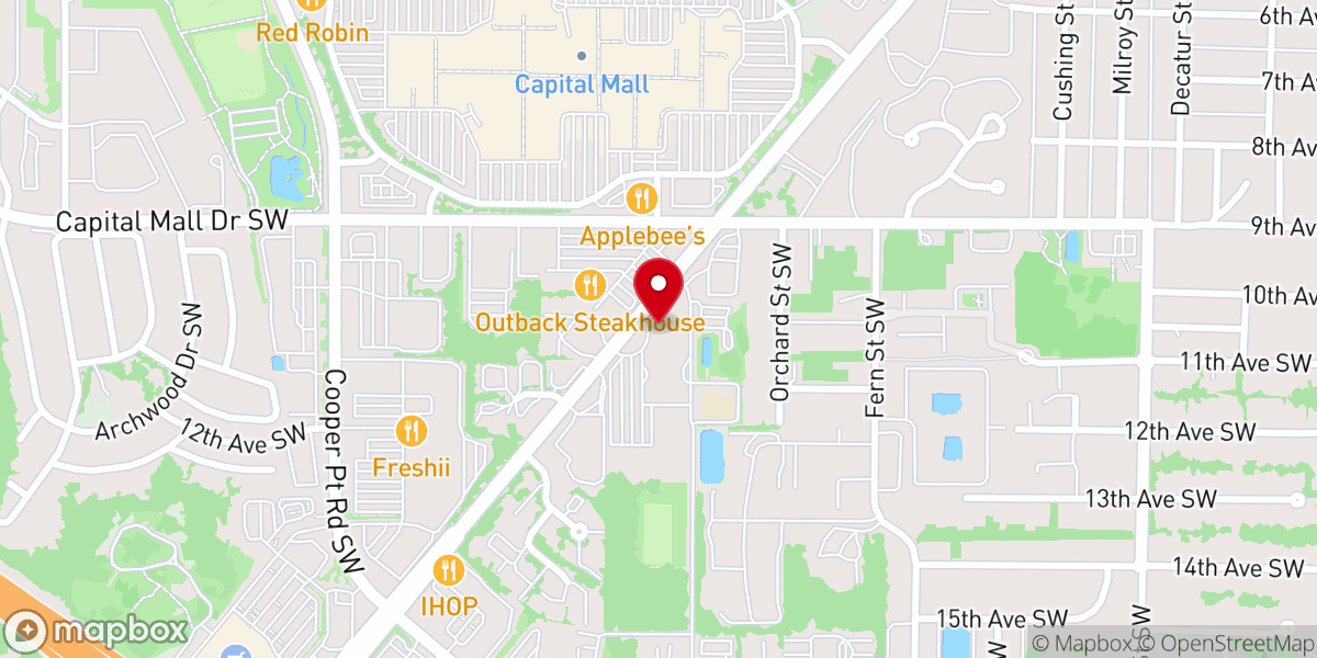 Map showing location of Evergreen Christian Community