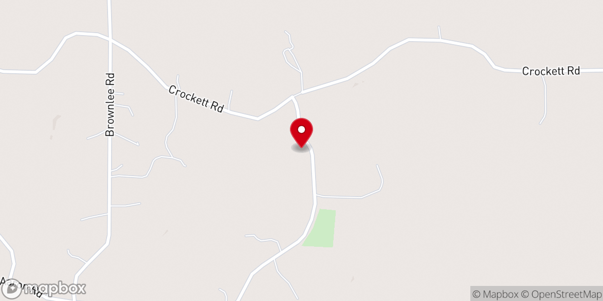 Map showing location of Hunter Chapel U.M. Church