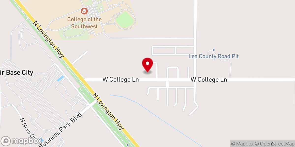 Map showing location of Christian Center Church