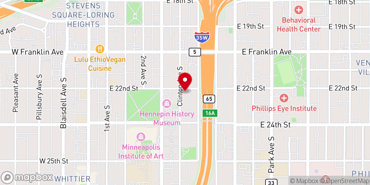 Map showing location of Saint Stephen's Catholic Church