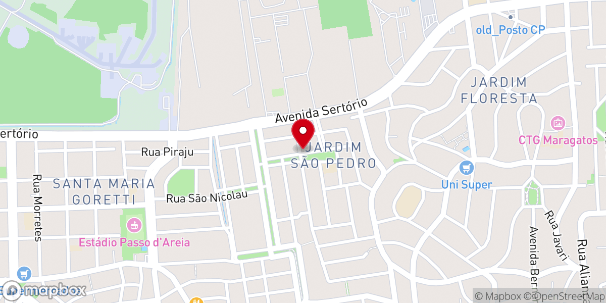 Map showing location of Igreja Batista Amor e Graça - IBAG