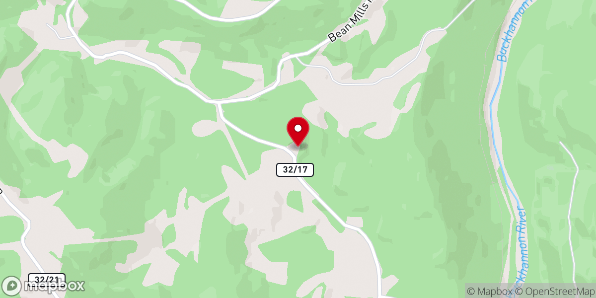 Map showing location of Indian Camp Normal Church