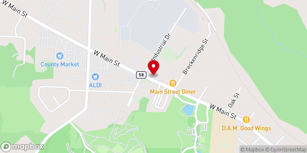 Map showing location of First Church of God
