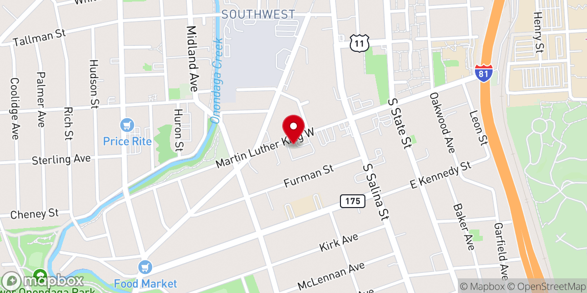 Map showing location of Belle Grove Missionary Baptist