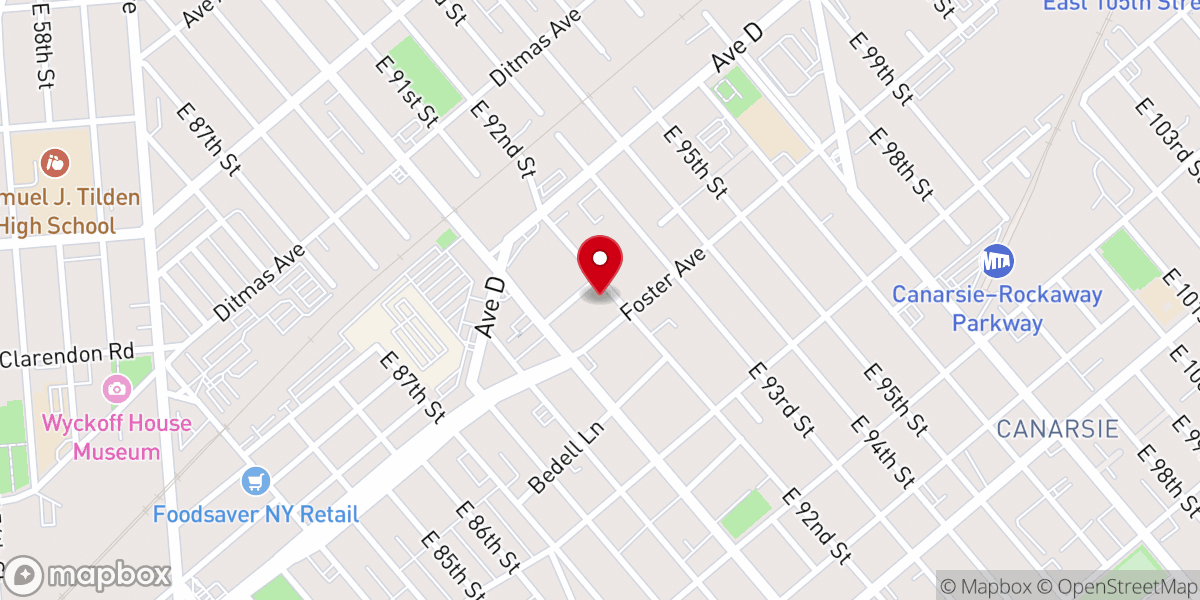 Map showing location of Prince-Peace Pentecostal Church