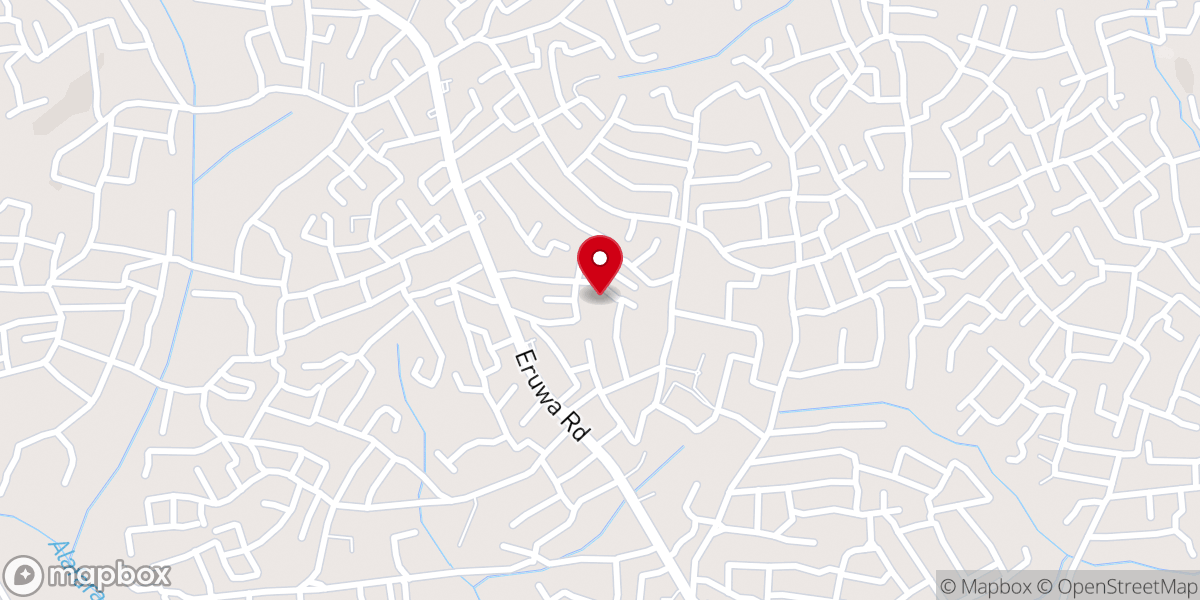 Map showing location of Cornerstone Baptist Church, Gbopa, New Eleyele, Ibadan