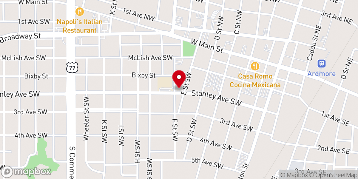 Map showing location of Saint Mary Catholic Church