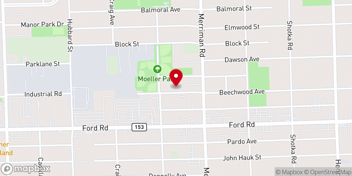 Map showing location of Thomas the Apostle Parish