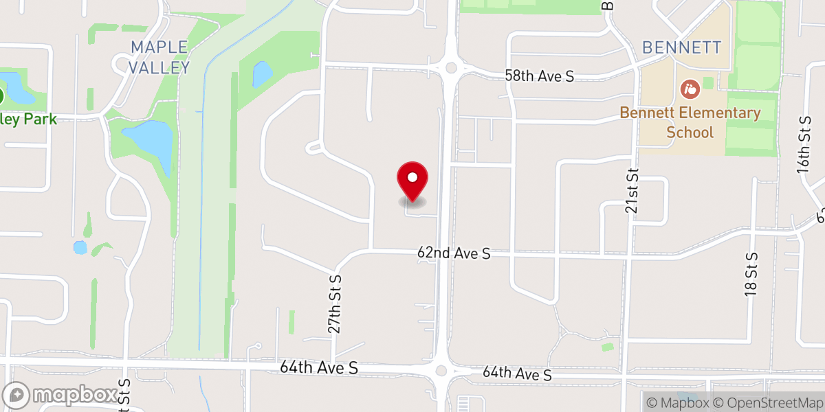 Map showing location of Shepherd of the Prairie