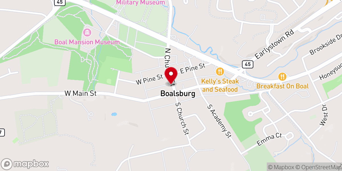 Map showing location of Portfolio