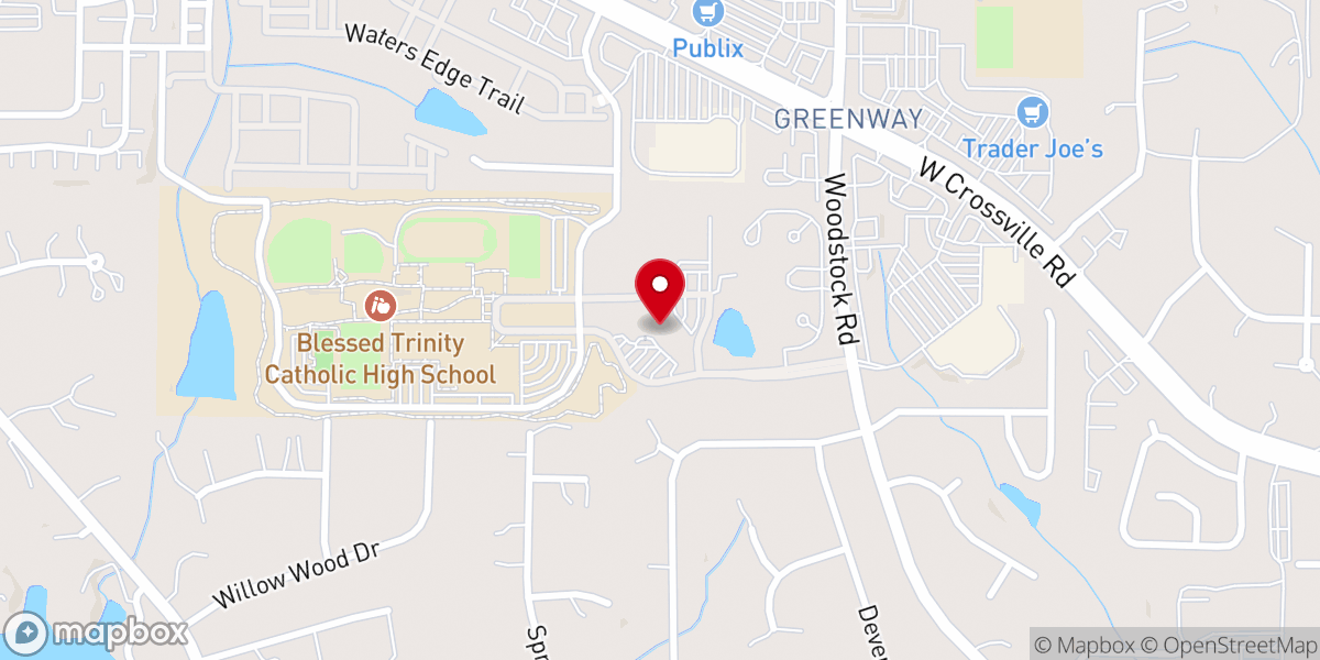 Map showing location of St. Peter Chanel Catholic Church