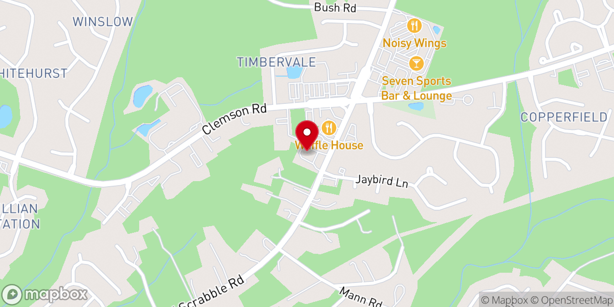 Map showing location of Dunbar Northeast Chapel