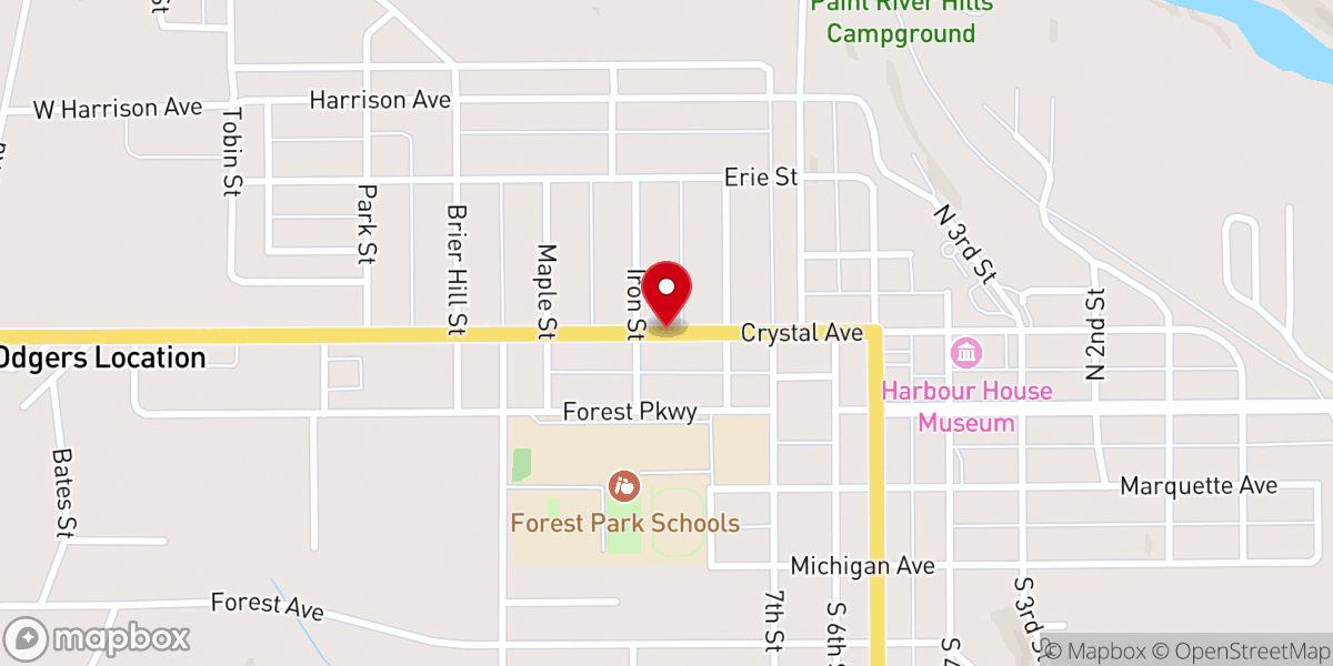 Map showing location of Saint Mark's Episcopal Church