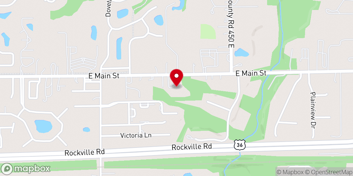 Map showing location of Harvest Missionary Baptist Church