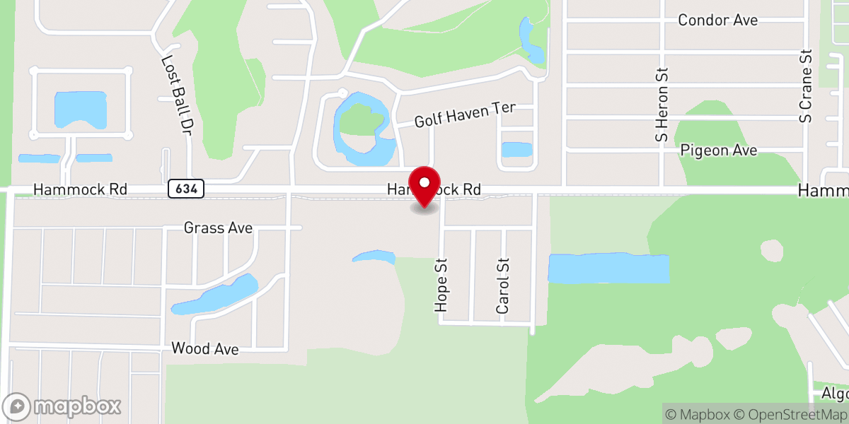 Map showing location of Emmanuel United Church of Christ