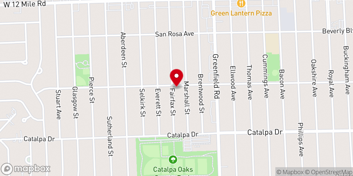 Map showing location of Agape Uniting Families for Christ