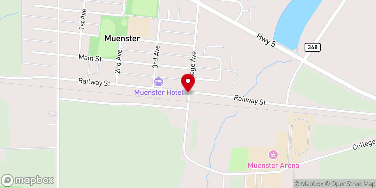 Map showing location of St. Peter's Abbey