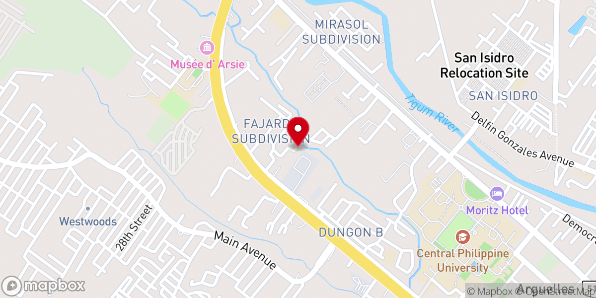 Map showing location of Iloilo Grace Missionary Baptist Church