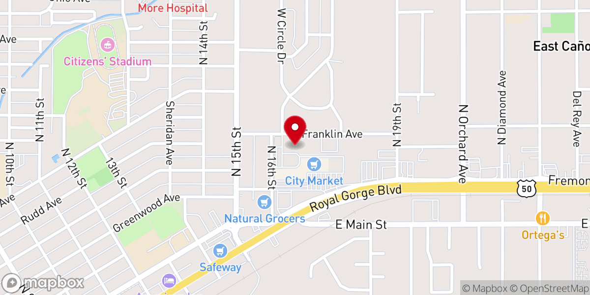 Map showing location of Living Stone Calvary Chapel