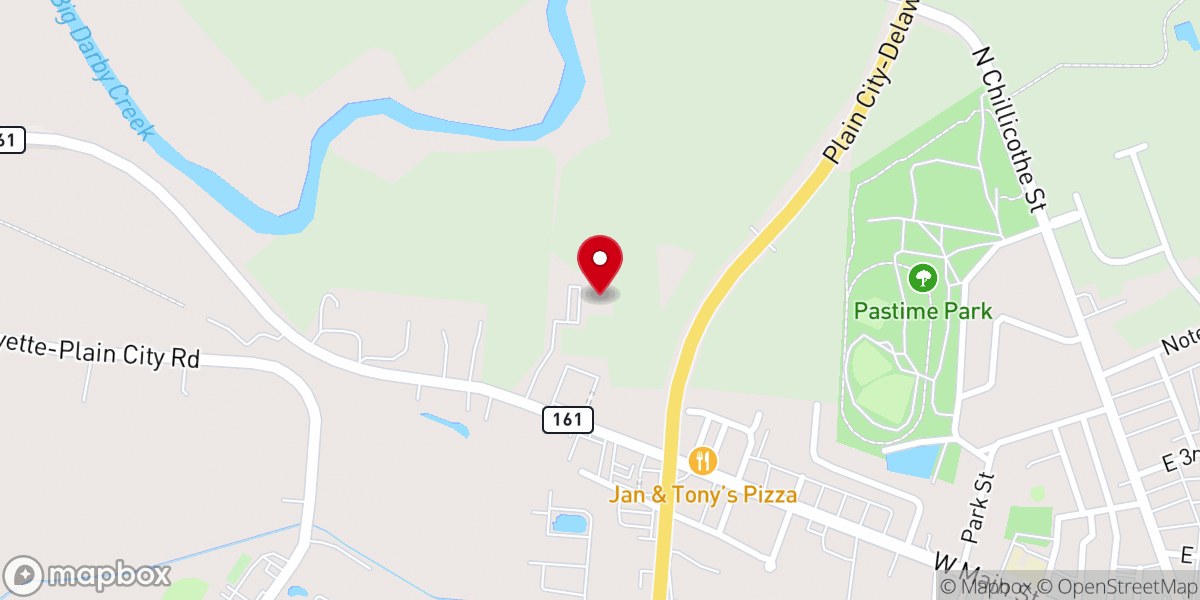Map showing location of St Joseph Catholic Church - PAC