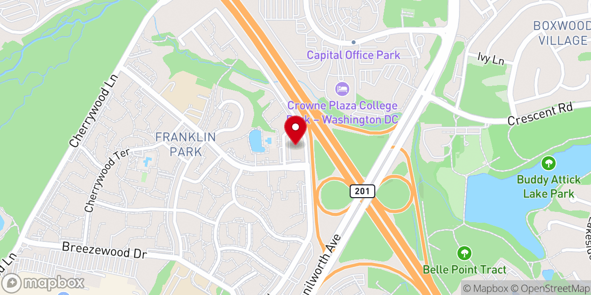 Map showing location of Bethel Presbyterian Church