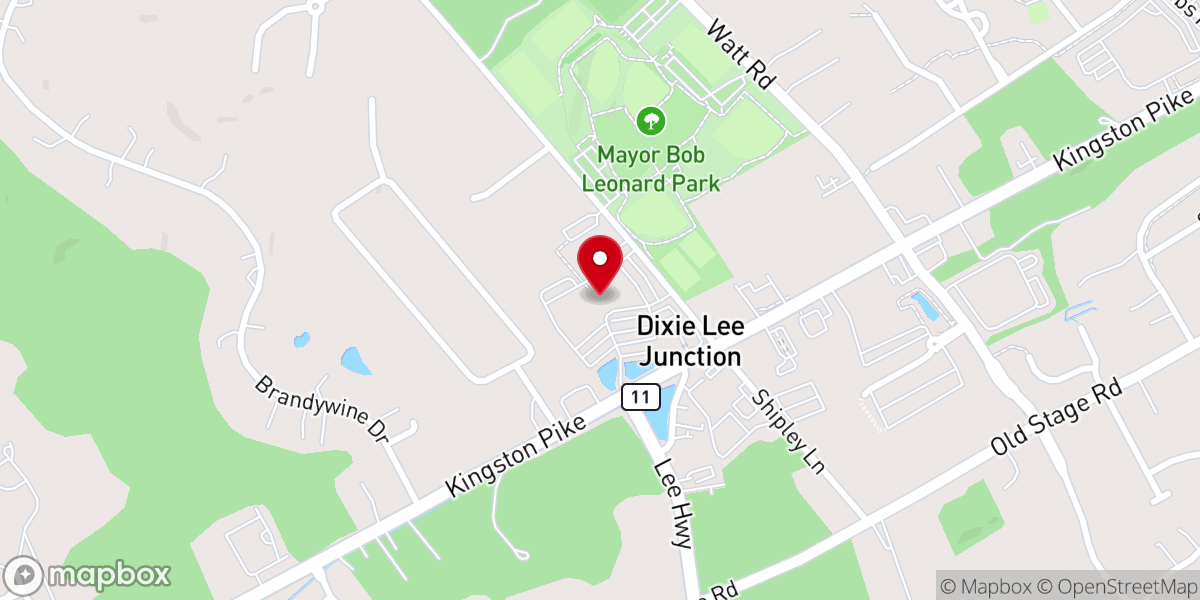 Map showing location of Two Rivers Church