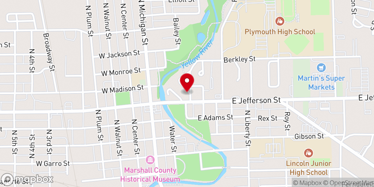 Map showing location of Blueberry Festival! OFFICE