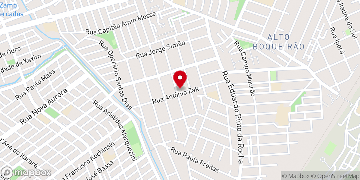 Map showing location of IEADC Jardim Paranaense