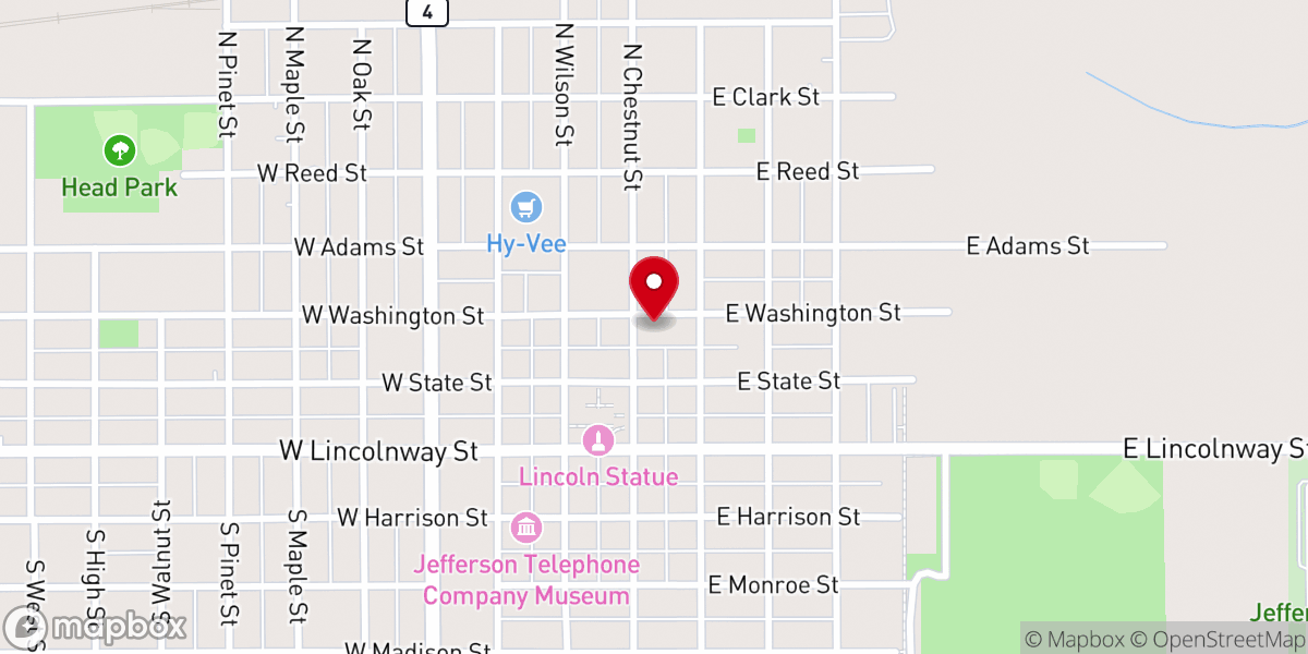 Map showing location of Midwest Mission