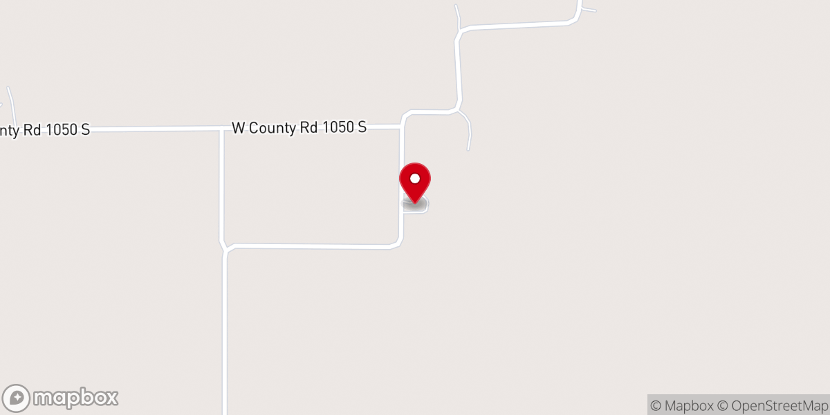 Map showing location of Shaker Prairie Christian Church