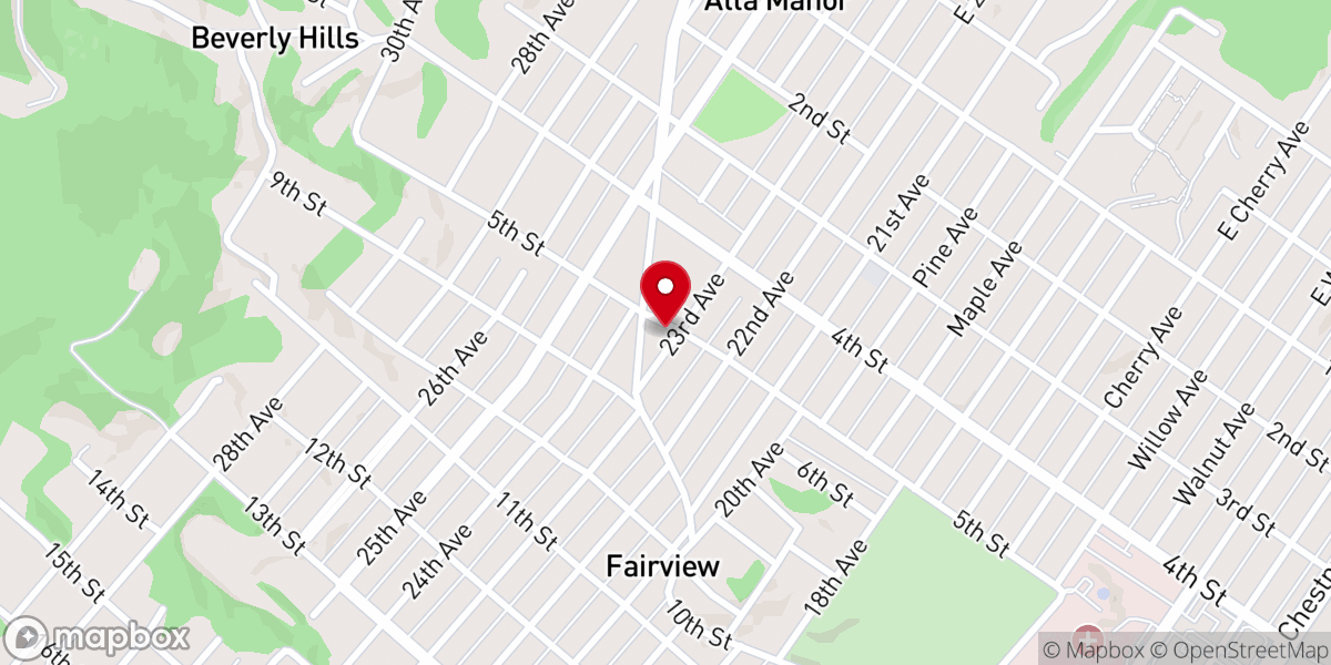 Map showing location of ST THERESE RECTORY