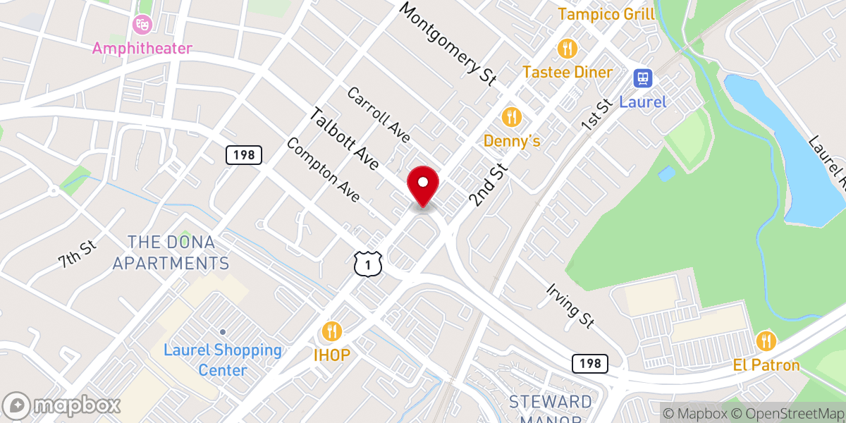 Map showing location of Logan Academy and Learning Center