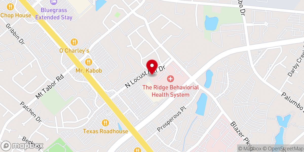 Map showing location of Growth Point Church