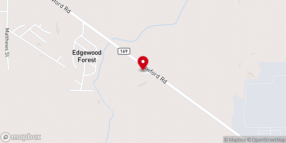 Map showing location of Global Impact Church