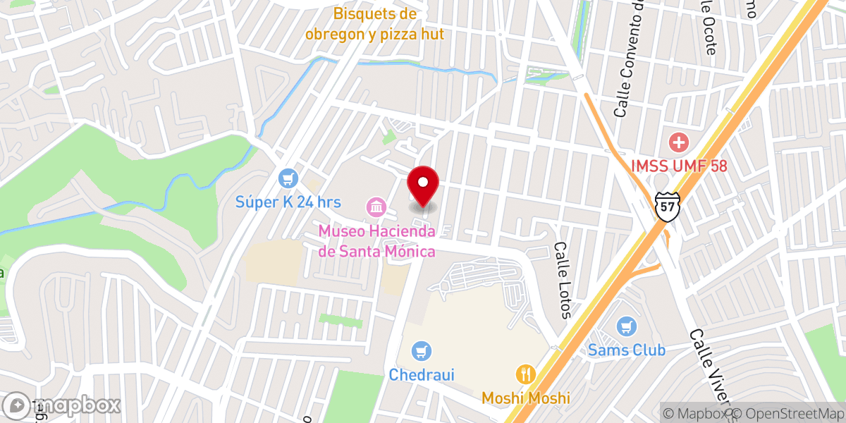 Map showing location of Iglesia Adventista del Séptimo Día