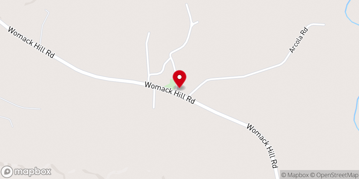 Map showing location of Gilbertown Church of God