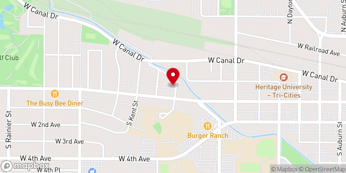 Map showing location of ASCEND Church & Apostolic Center