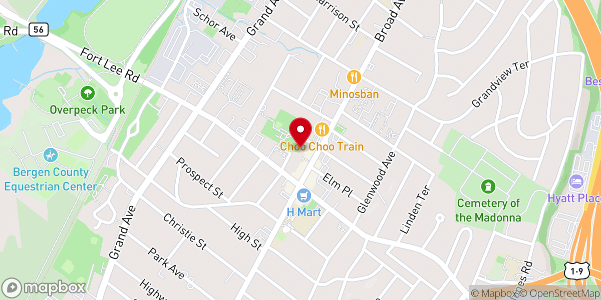 Map showing location of NJ Calvary Church a NJ Nonprofit Corporation