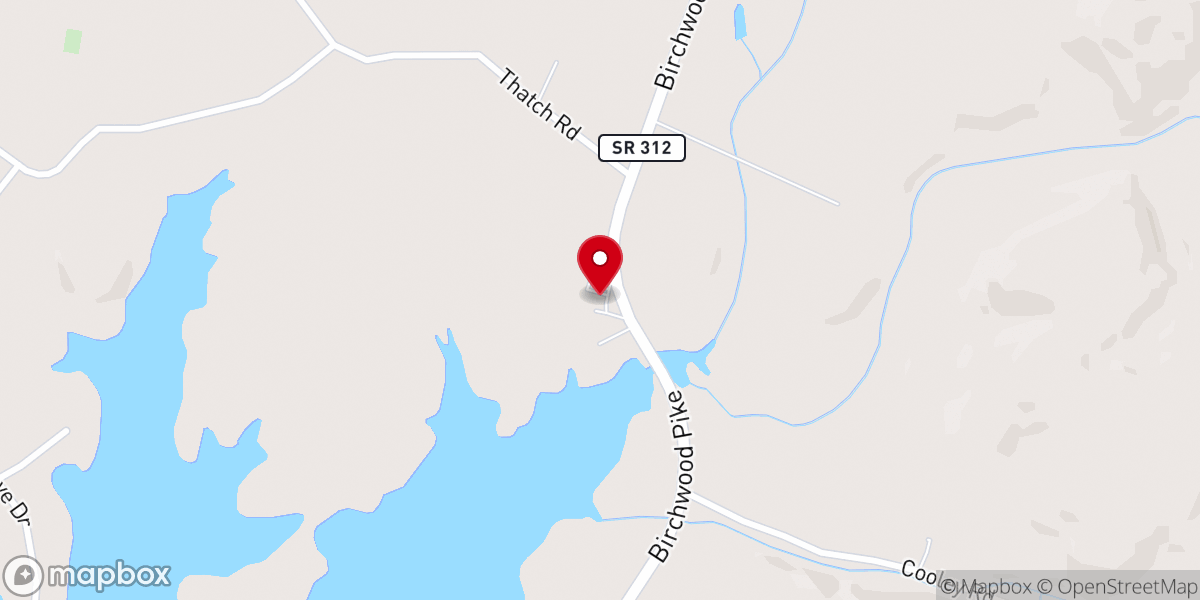 Map showing location of Ware Branch Church of Christ