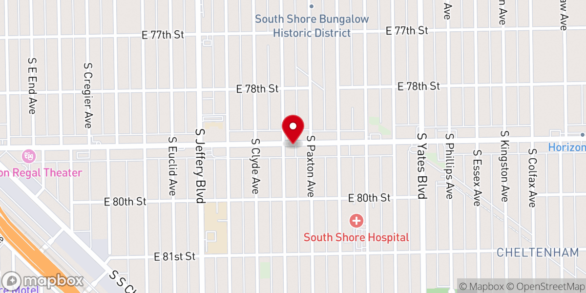 Map showing location of St John Church Temple