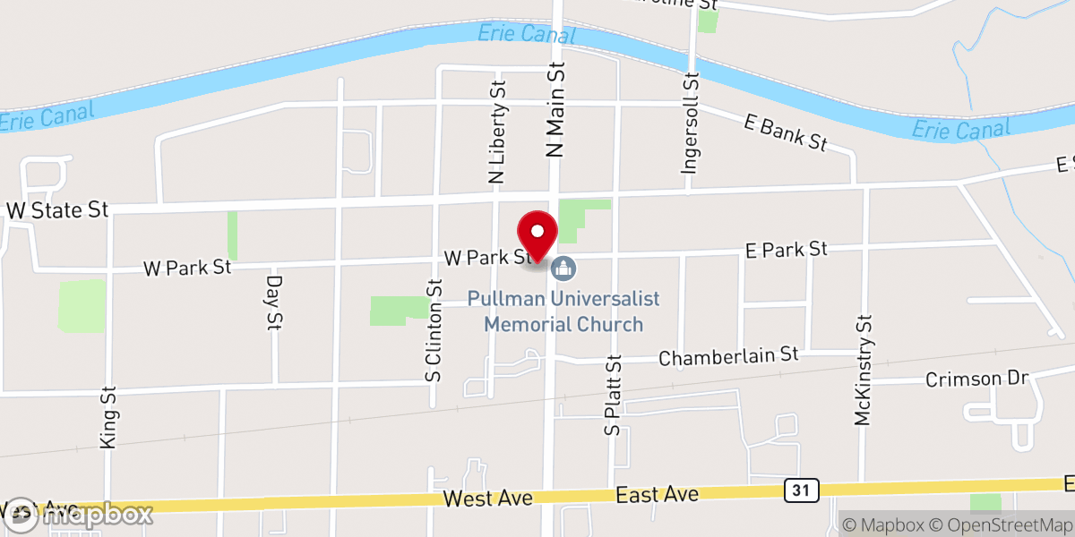 Map showing location of Holy Family Parish