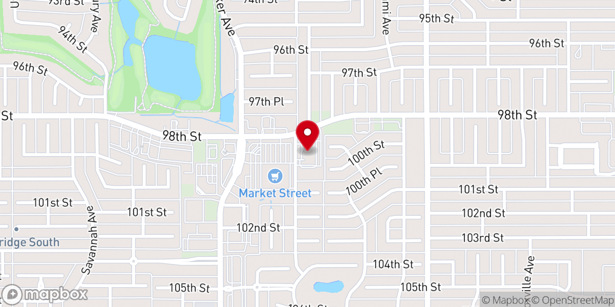 Map showing location of Kings Ridge Church of Christ