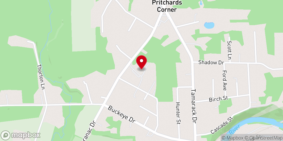 Map showing location of Abundant Life World Outreach