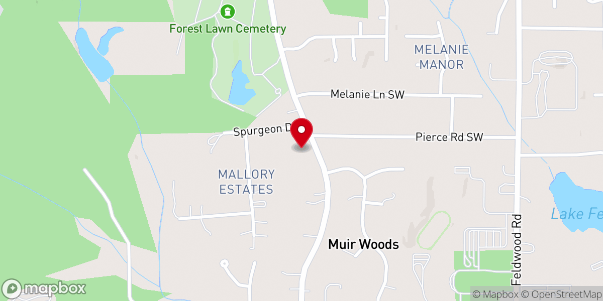 Map showing location of Living Hope Christian Fellowship